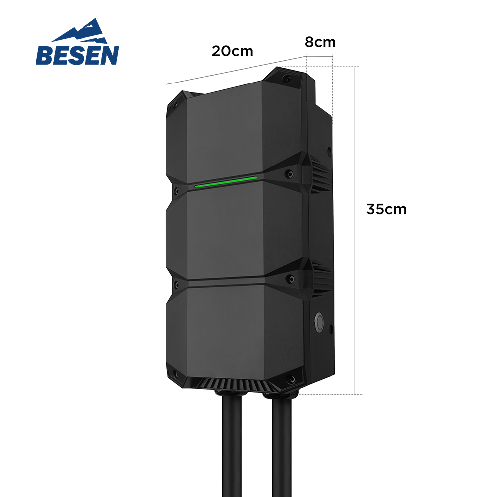 Manufacturer Smart 9.6kw 40A Ev Charger Station Type2 Home Wallbox LED Light