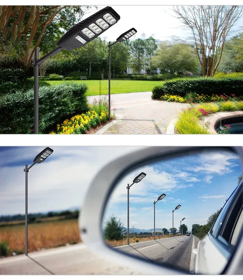 Outdoor Waterproof IP67 300W 200W 100W Solar Lamps All in One LED Solar Street Light