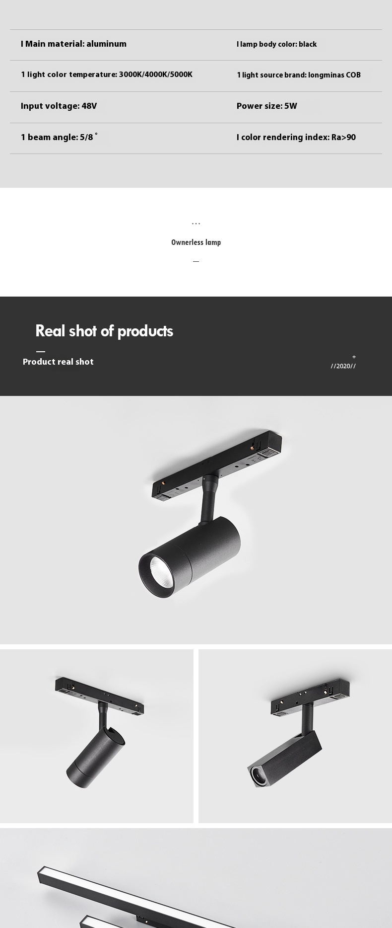 Detailed Track Light Design View 6