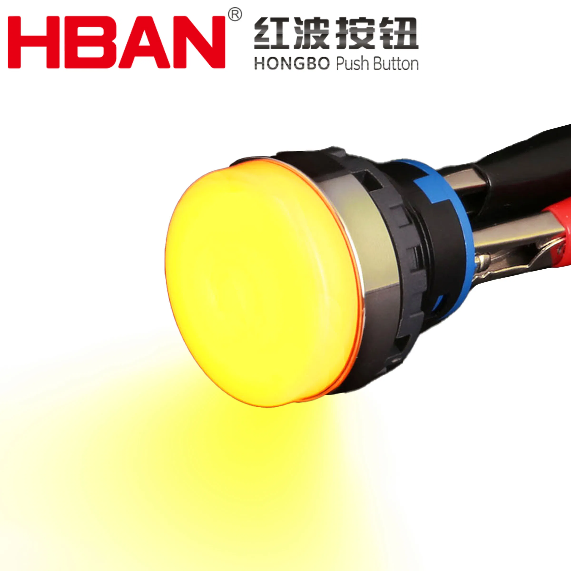 Hban IP65 Flat Head Signal Light High-Quality LED with a Lifespan of up to 50000 to 100000 Hours