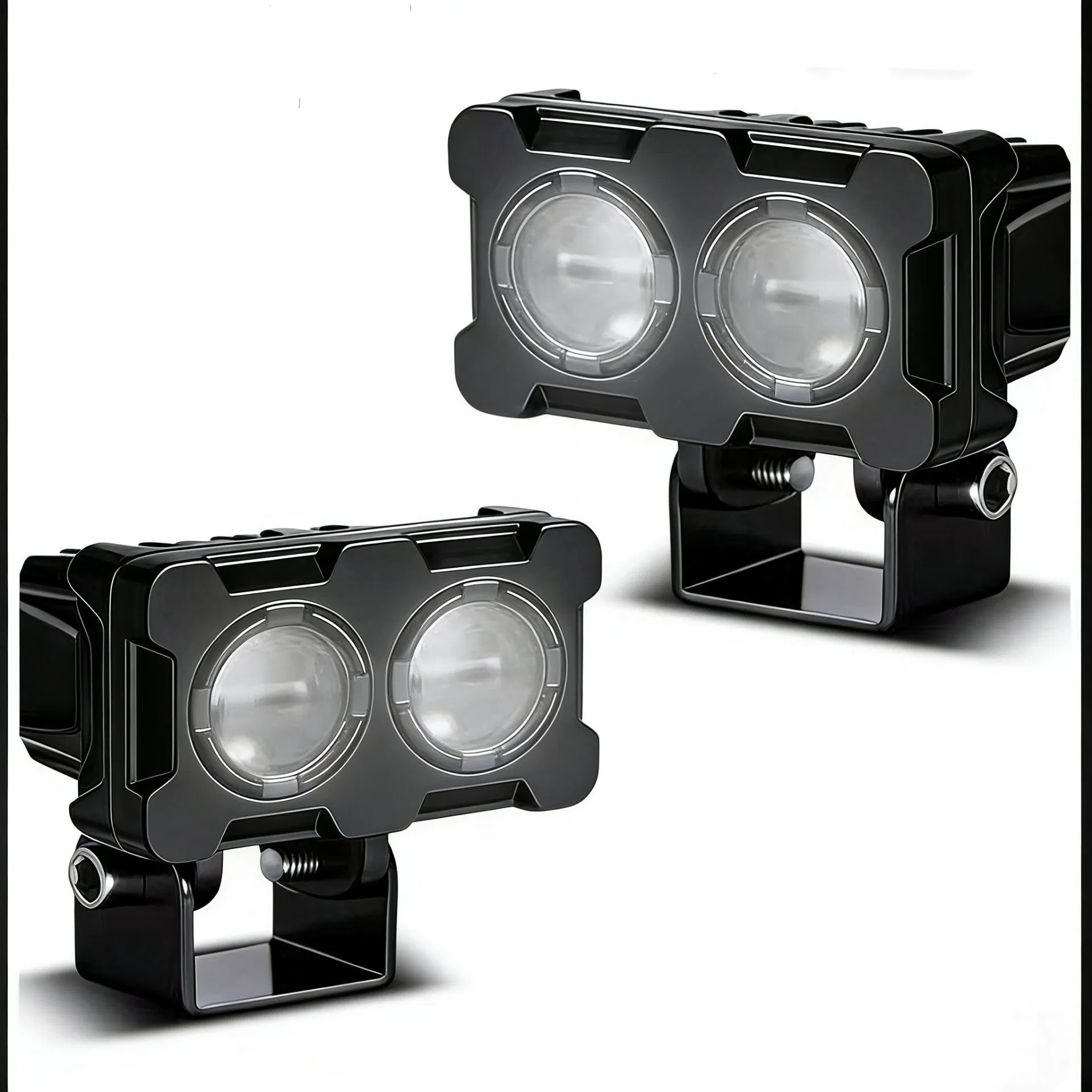 Customizable Yellow and White LED Road Lighting for Motorcycles