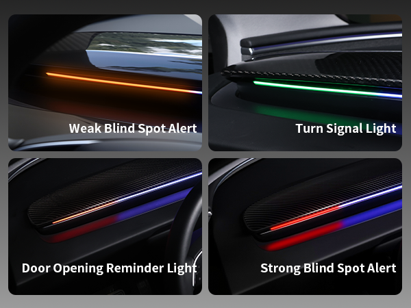 Xunyue V2.0 Original System Control 12V 36W BSD Ambient Light Strip with 1 Year Warranty for Tesla Model 3/Y