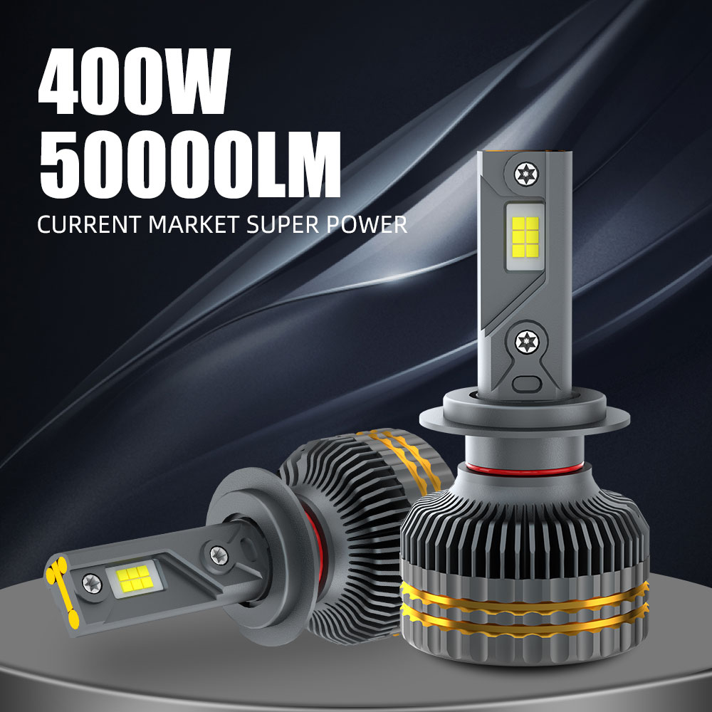 400W 50000LM H7 H4 H11 Led Headlight Canbus 6500K Super High Power 12V 9005 9006 H7 H4 H11 Universal Car Headlight