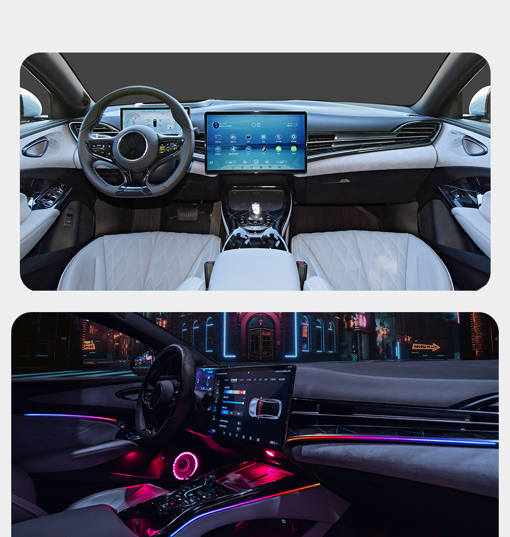 High Bright RGB LED Ambient Light for BYD Seal EV 2022-2023 Interior Lighting System Interior Trim