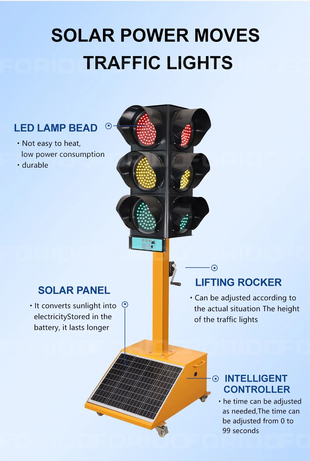 Energy-Efficient 400mm LED Traffic Signal Light for Sale