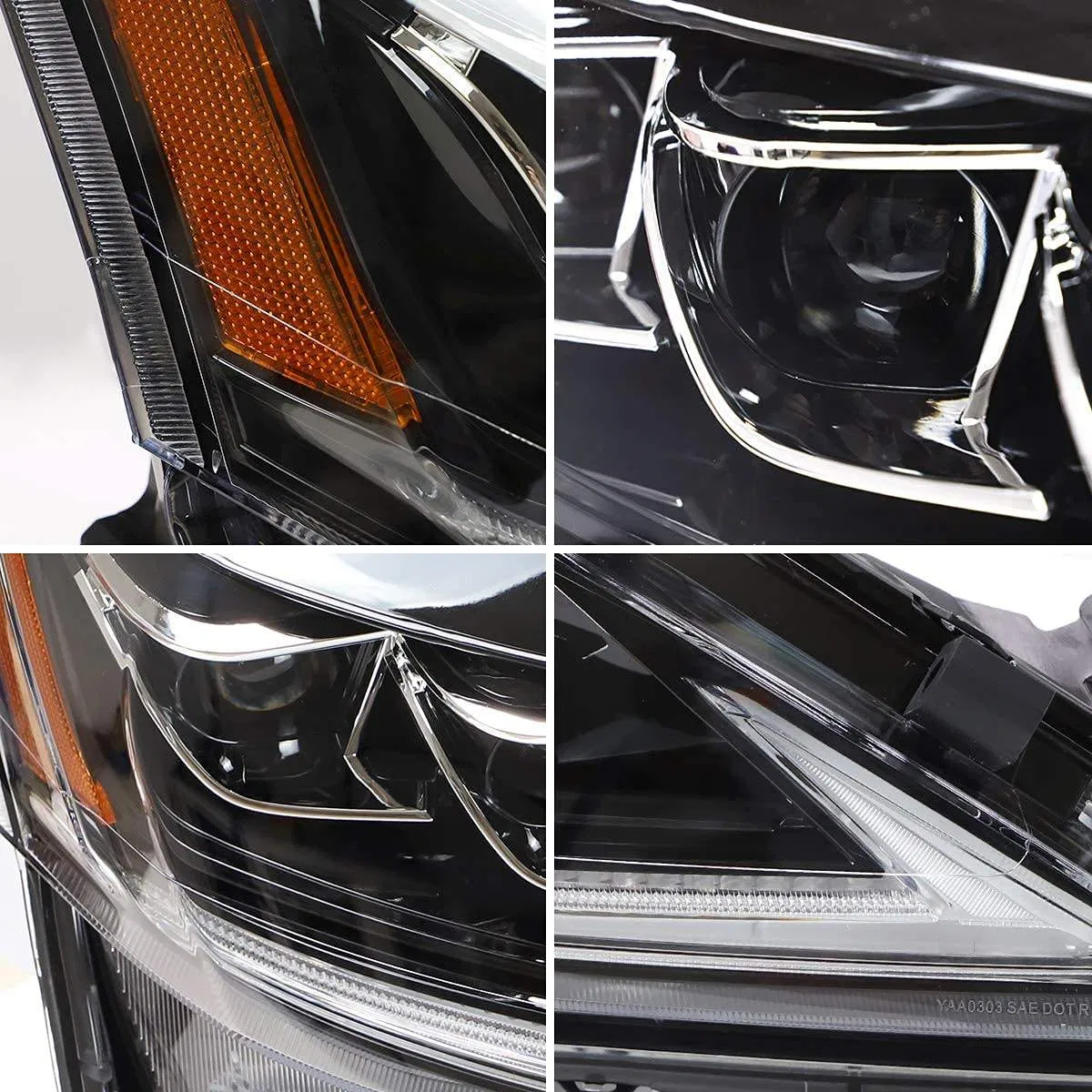 PP High-Quality Optional Daytime Running Light Durable Front Position Lamp