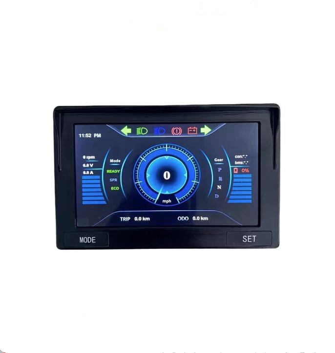 10inch LiFePO4 Battery Display Golf Cart EV LED Dashboard