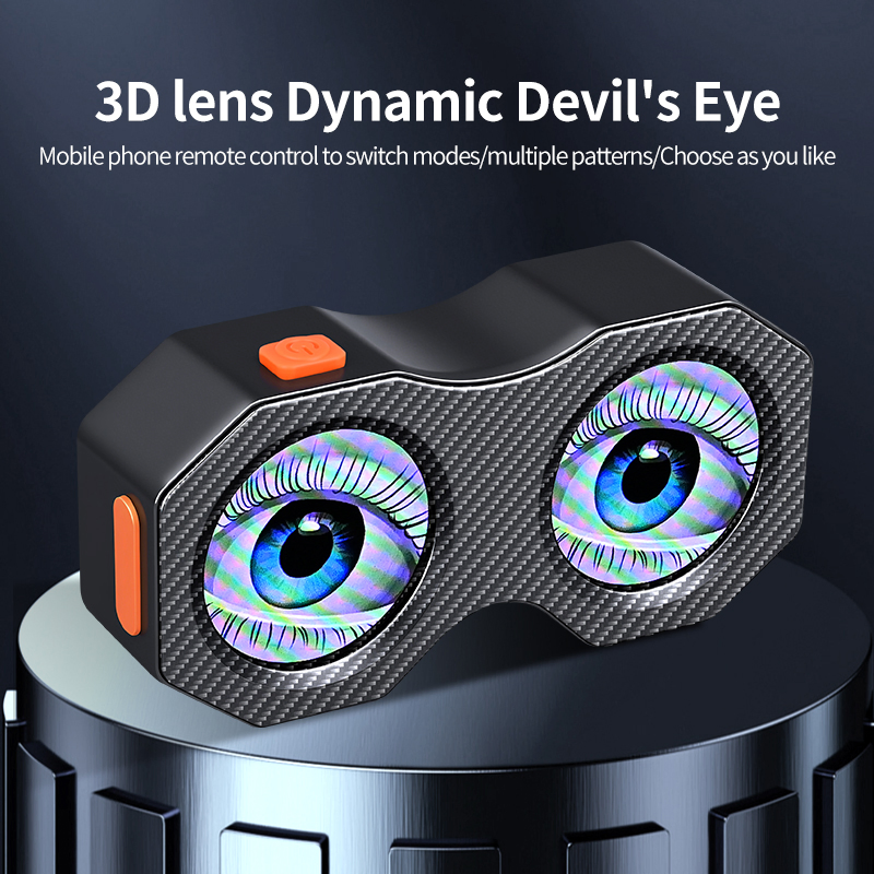 Best APP Controlled Devil Eyes Tail Light - 82 Modes Waterproof LED Rear Lamp for E-Bike/Scooter/Motorcycle with Remote