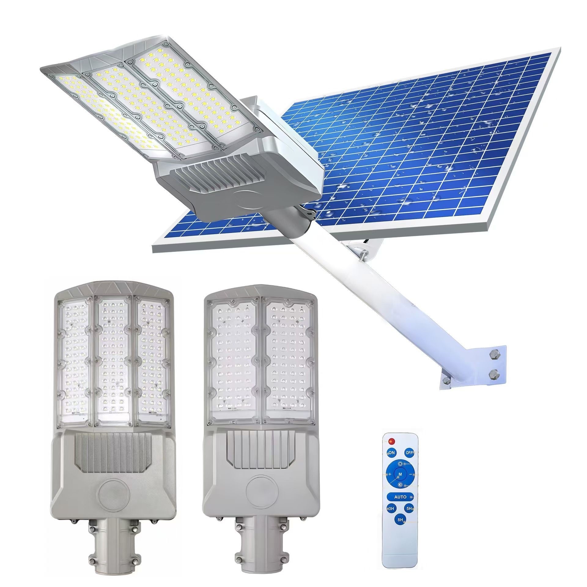 Wholesale Price Led Solar Street Lights Waterproof IP65 100W 200W Commercial Rural Areas Solar LED Lamps