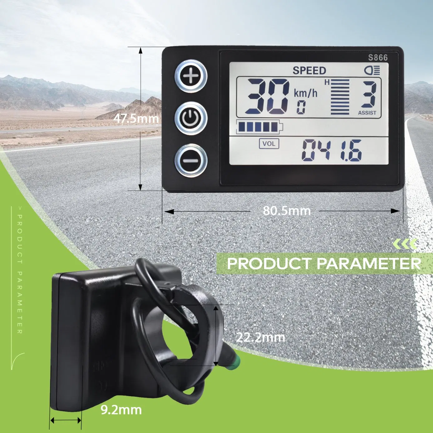 Ordinateur De Vlo Avec Fil Scooter Display Electric Bike Display Cycplus GPS Bike Computer Screen for Bike Bicycle Speedometer
