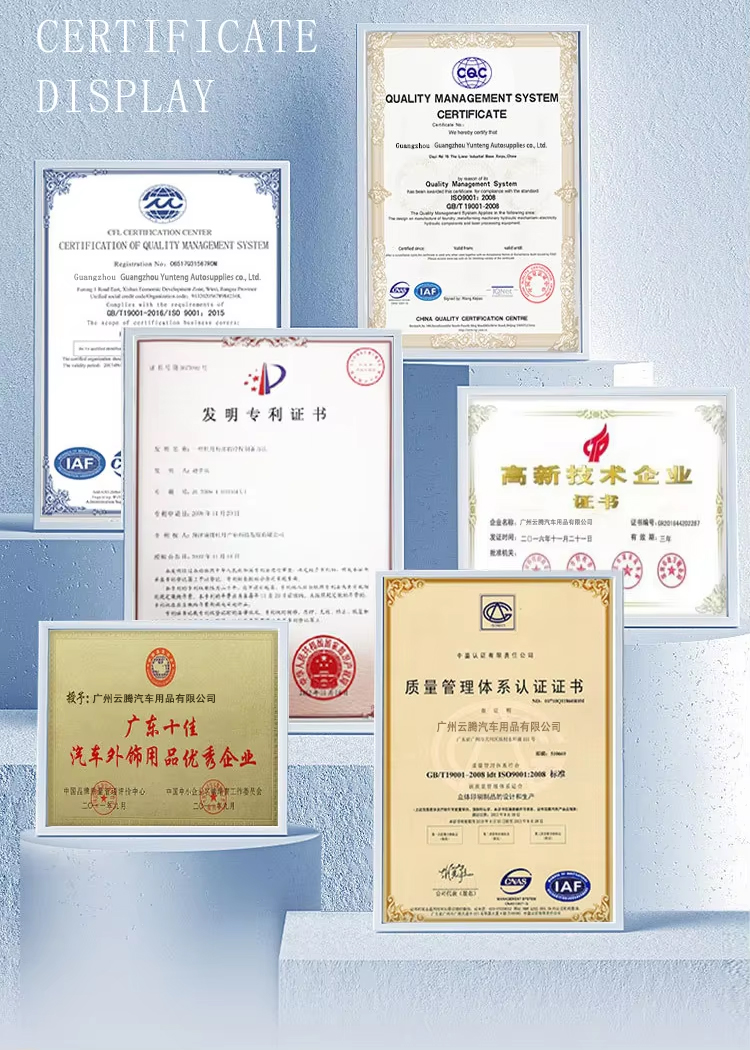 Quality Certifications