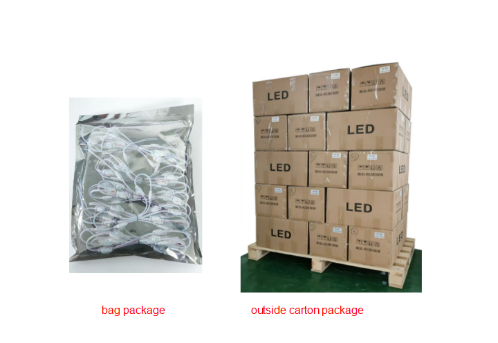 Backlit LED module standard package