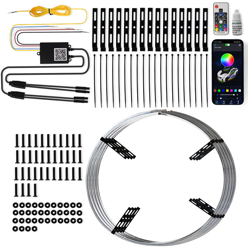 LED Wheel Ring Light Showcase 1