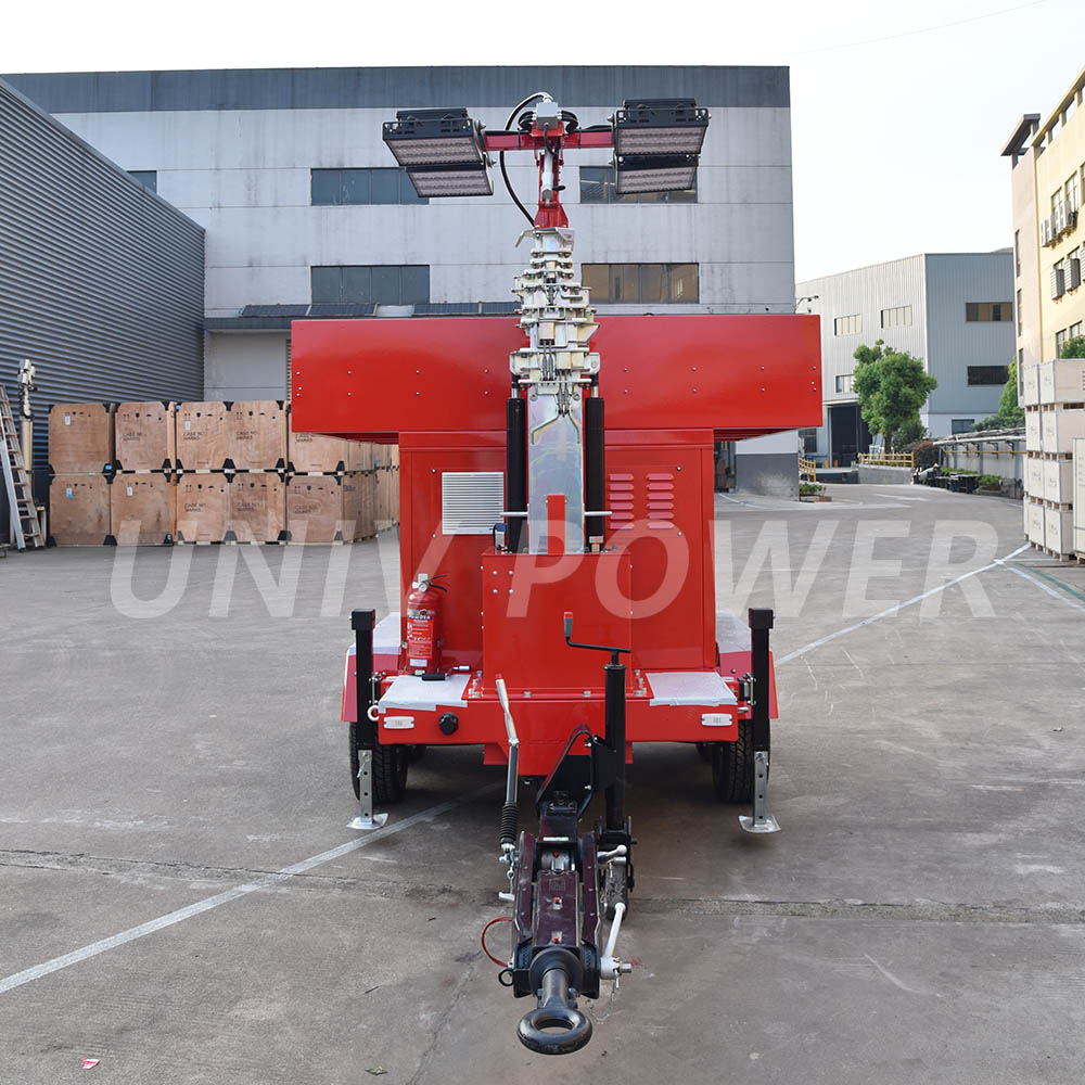 Smart Autonomous Tracking 2026 Outdoor Mobile CCTV and Light Tower with Efficient Solar Power Block Color for Wildlife Corridor