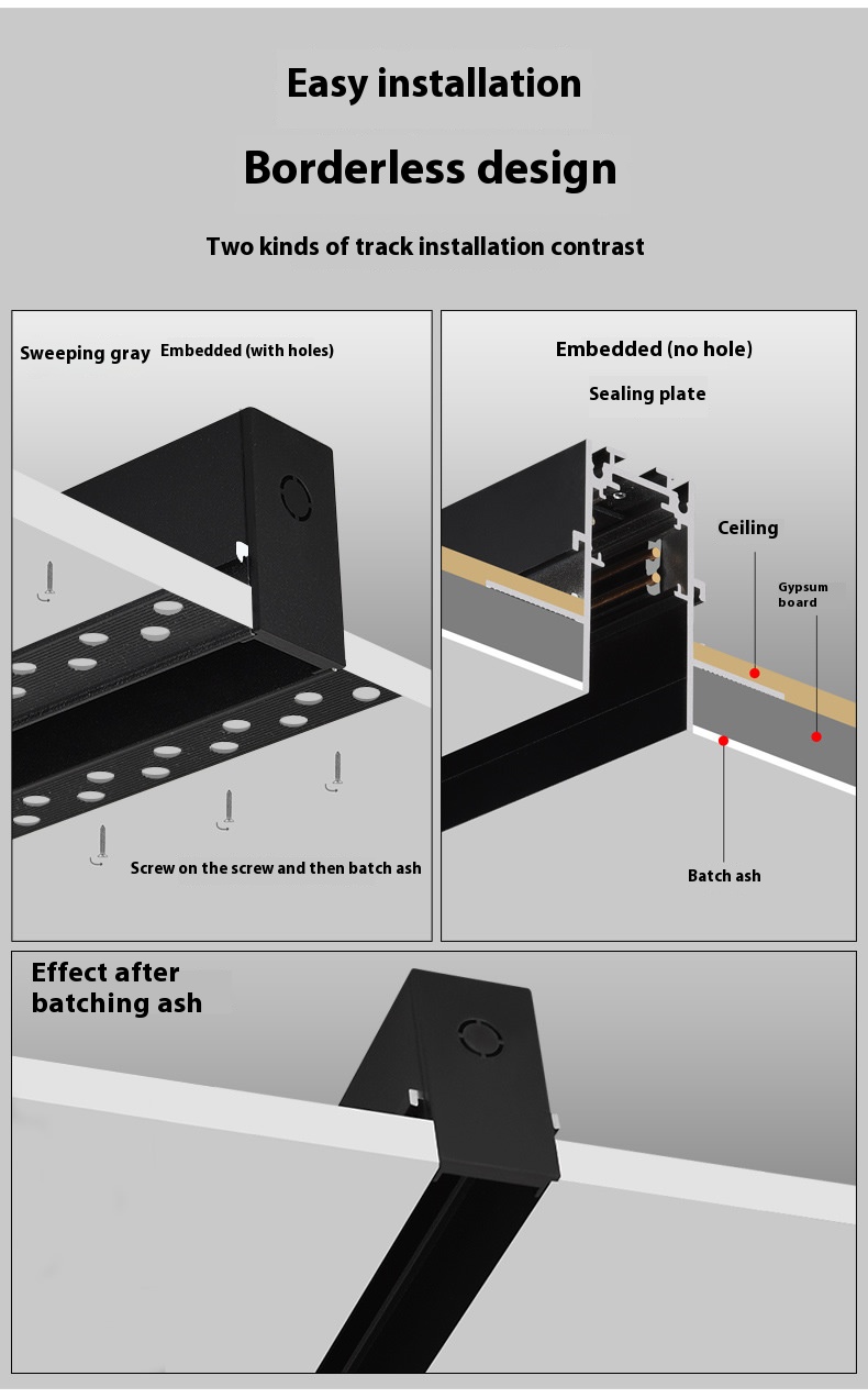 Detailed Track Light Design View 8