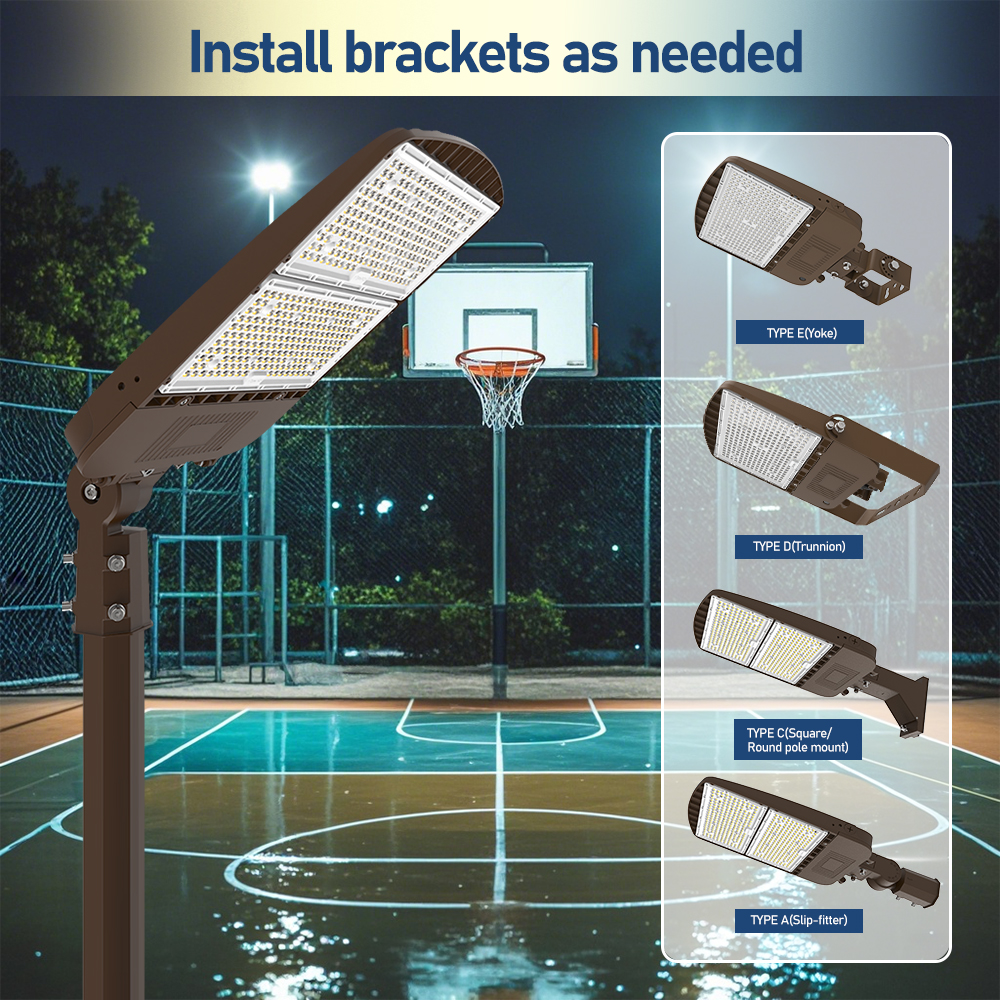 IP65 Electric Shoebox Lamp 100W 150W 200W 240W 300W Commercial Led Outdoor Street Light for Parking Lot Street Lighting