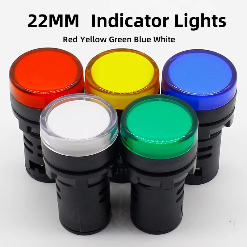 Ad16-22 Panel Mount 22mm AC/DC 6V-380V Equipment LED Signal Pilot Lamp Indicator Light