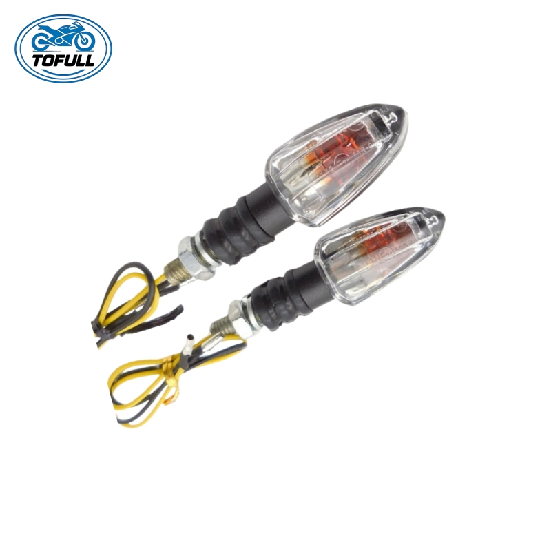 Motorcycle Body Parts E Marked Dirt Bike Scooter Turn Signal Light LED Indicator