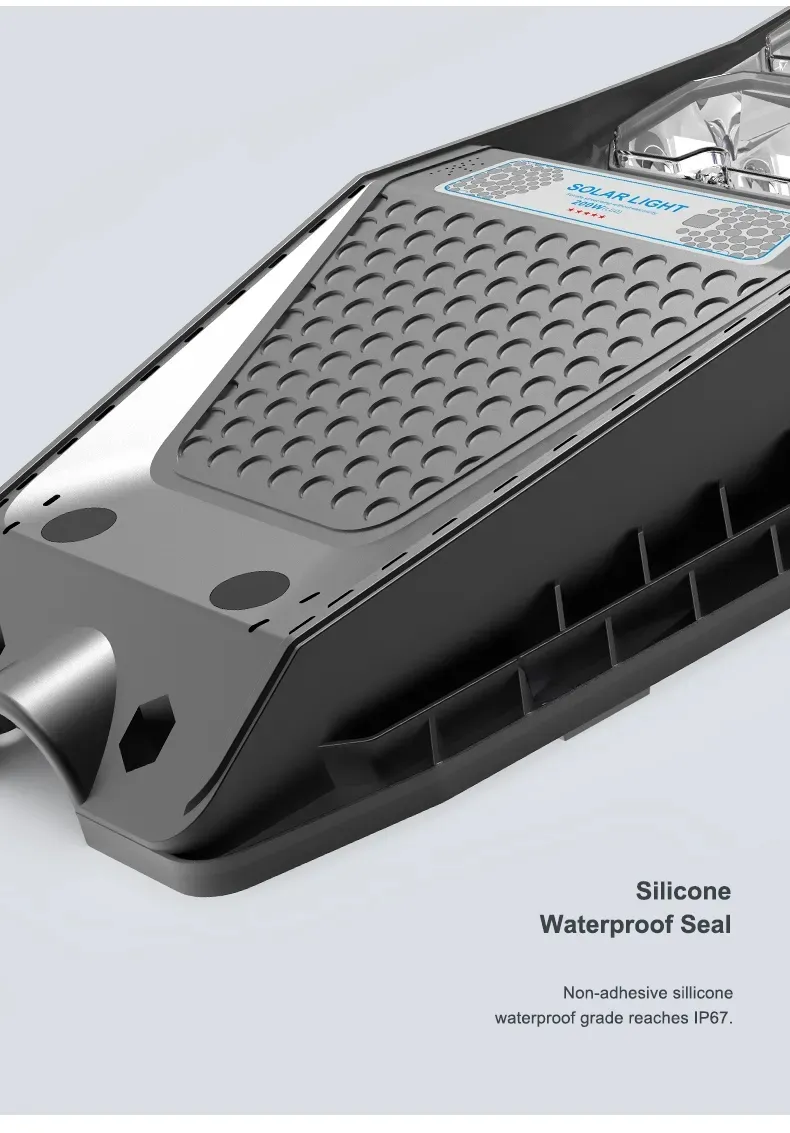 Outdoor Waterproof IP67 300W 200W 100W Solar Lamps All in One LED Solar Street Light