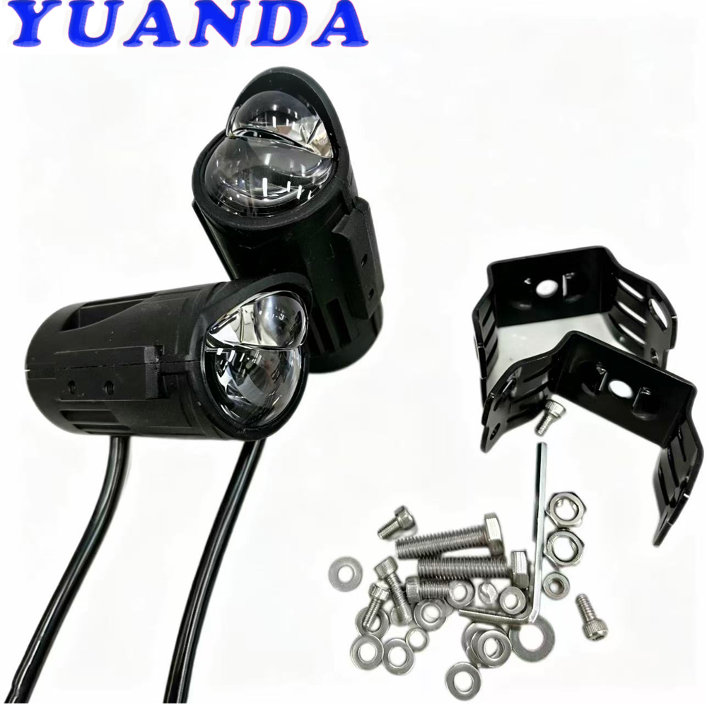 New Super Bright 6000K 8000 Lumens 190W 12V H11 LED Headlights for Car Motorcycle EV with Spotlights High Beam External Lenses