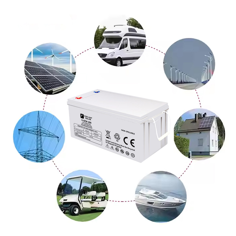 Gel Battery 12V 100ah 200ah 250ah Deep Cycle VRLA Solar Battery System Use