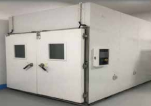 Electronic part temperature simulation test
