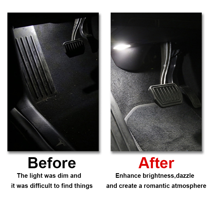 Interior LED Car Ambient Lighting Replacement