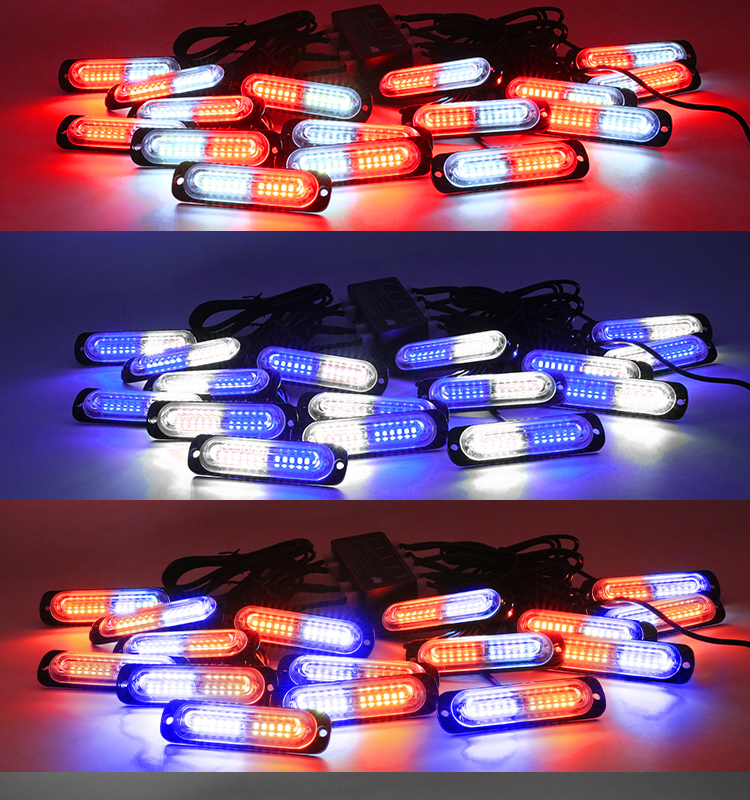 OEM Car Grille Light Wireless Remote Control Waterproof LED Daytime Running Light for Global Vehicle Models Customizable