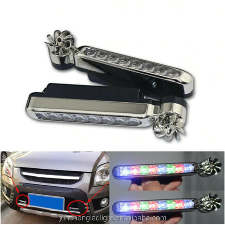 Fashion Wind Powered Led Exterior Decor Light for Automobiles Bikes and EVs Universal