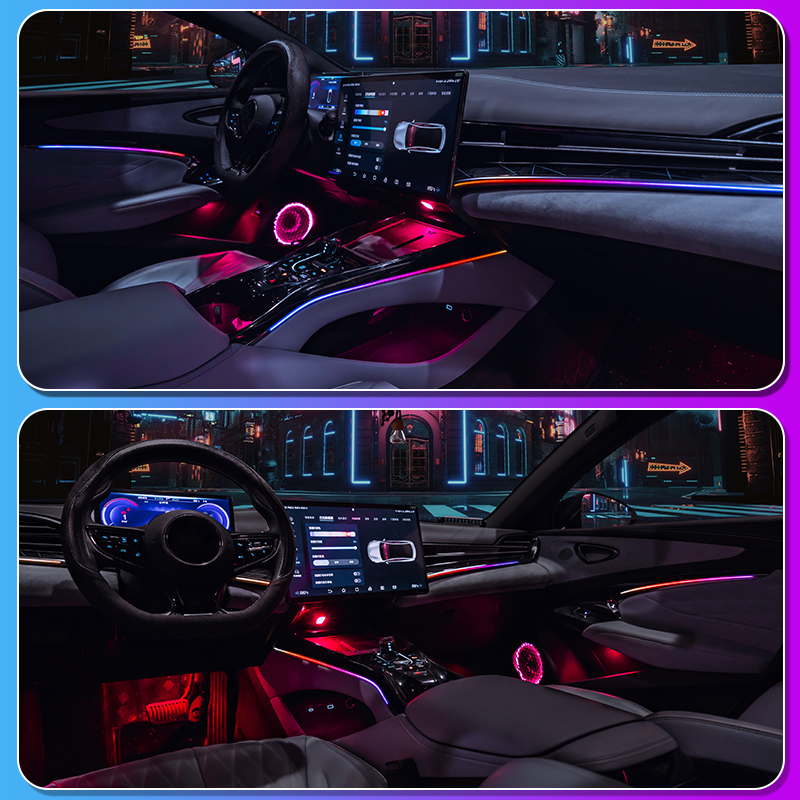 TMPRO High Bright RGB LED Ambient Light for BYD Seal EV 2022-2023 Interior Lighting System Interior Trim