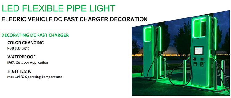 EV Charger LED Strip Light