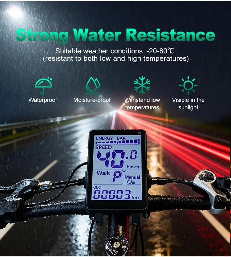 M5 Bicycle Display Screen for Electric Scooter Accessories Bike Computer