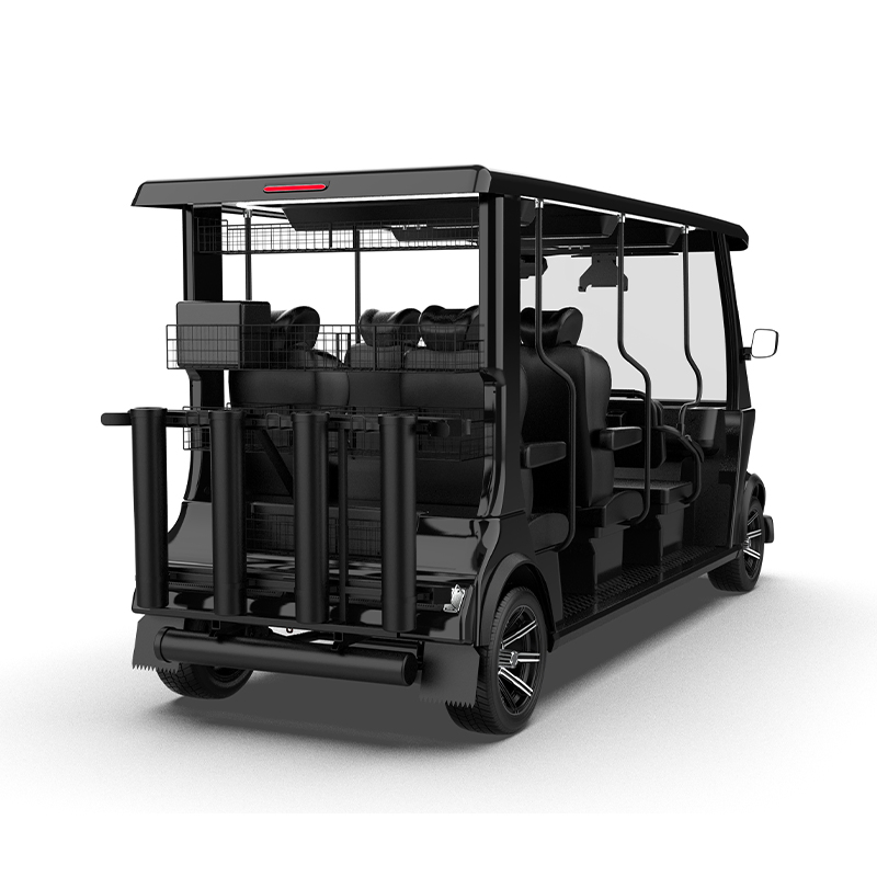 Best Brand 6 Seats Cool Buggy 48V 5kw Black Electric Golf Cart