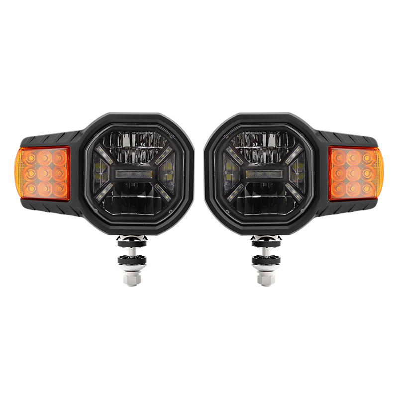 60W Tractor LED Headlight For T7. 300 Agriculture High Low Beam With Parking Turning Headlamp