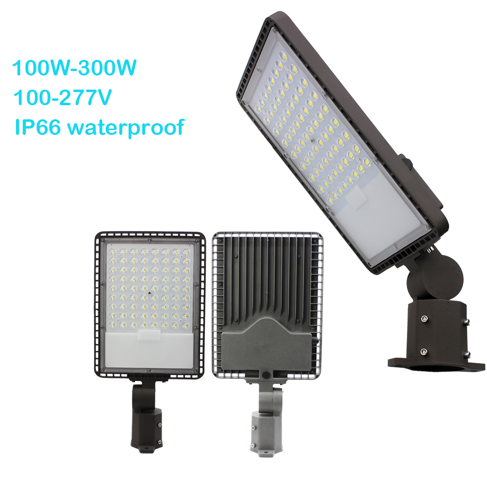 IP66 Electric Shoebox Lamp 100W 150W 200W 240W 300W Commercial Led Outdoor Street Light for Parking Lot Street Lighting