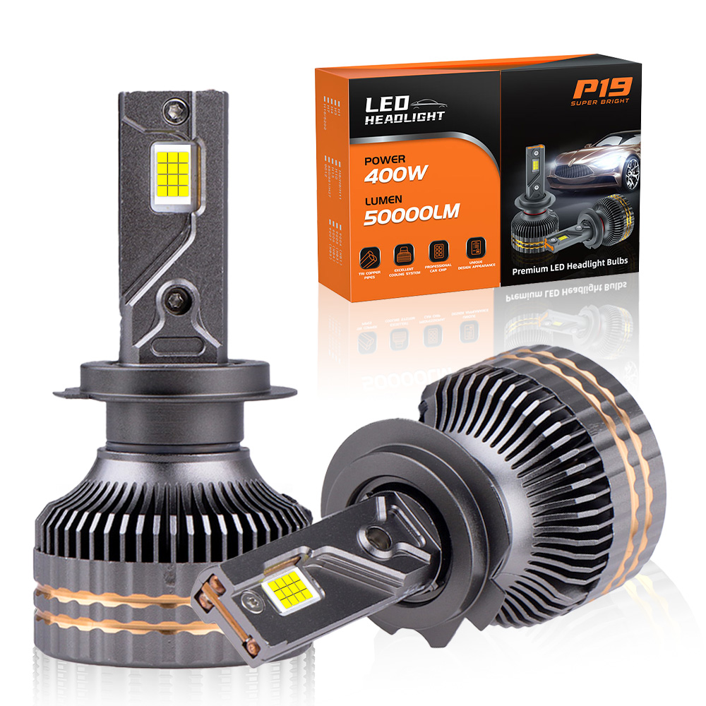 400W High Power Car LED Headlight Bulb H4 Led Headlight H1 H3 9005 9006 H11 H7 6500k White LED Headlights
