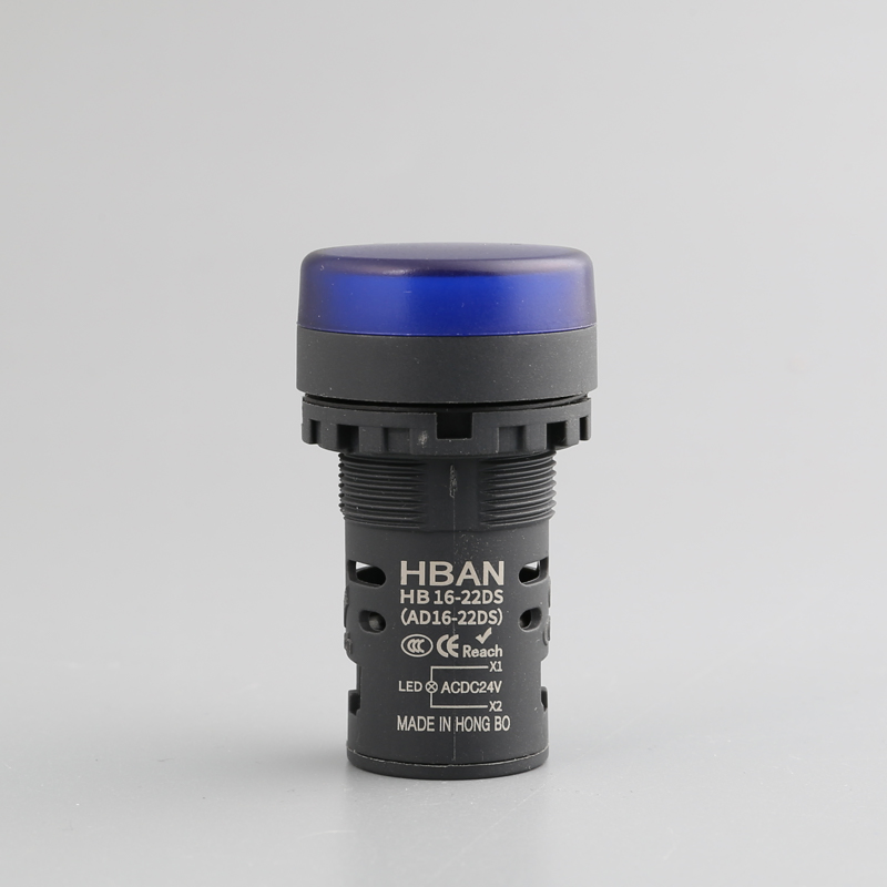 Hban 22mm High Brightness Plastic LED Signal Indicator Light for Industrial Panels