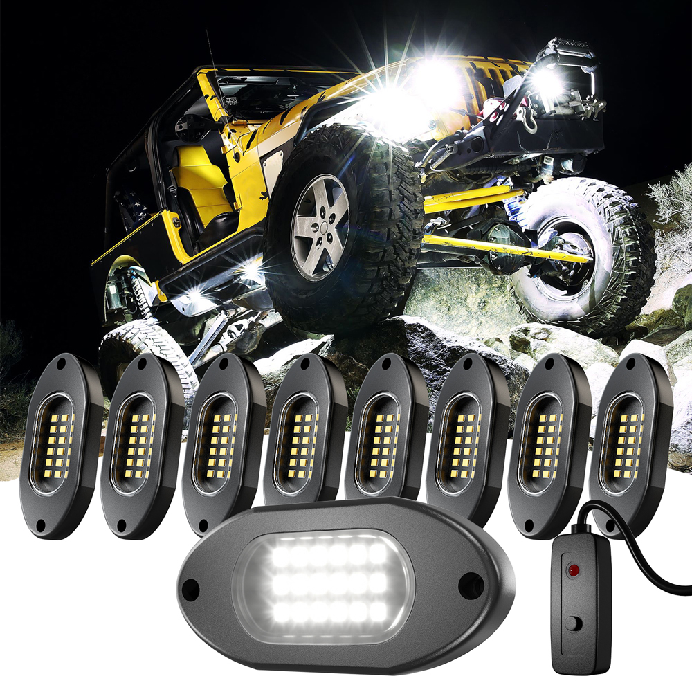 White LED Rock Light Detail