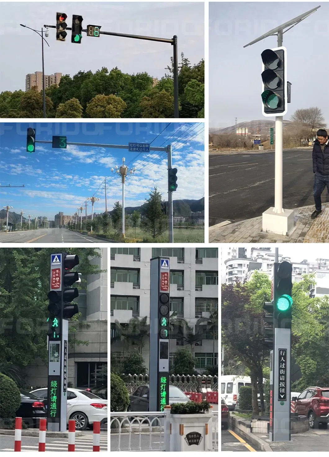 Energy-Efficient 400mm LED Traffic Light with Die-Cast Aluminum Housing