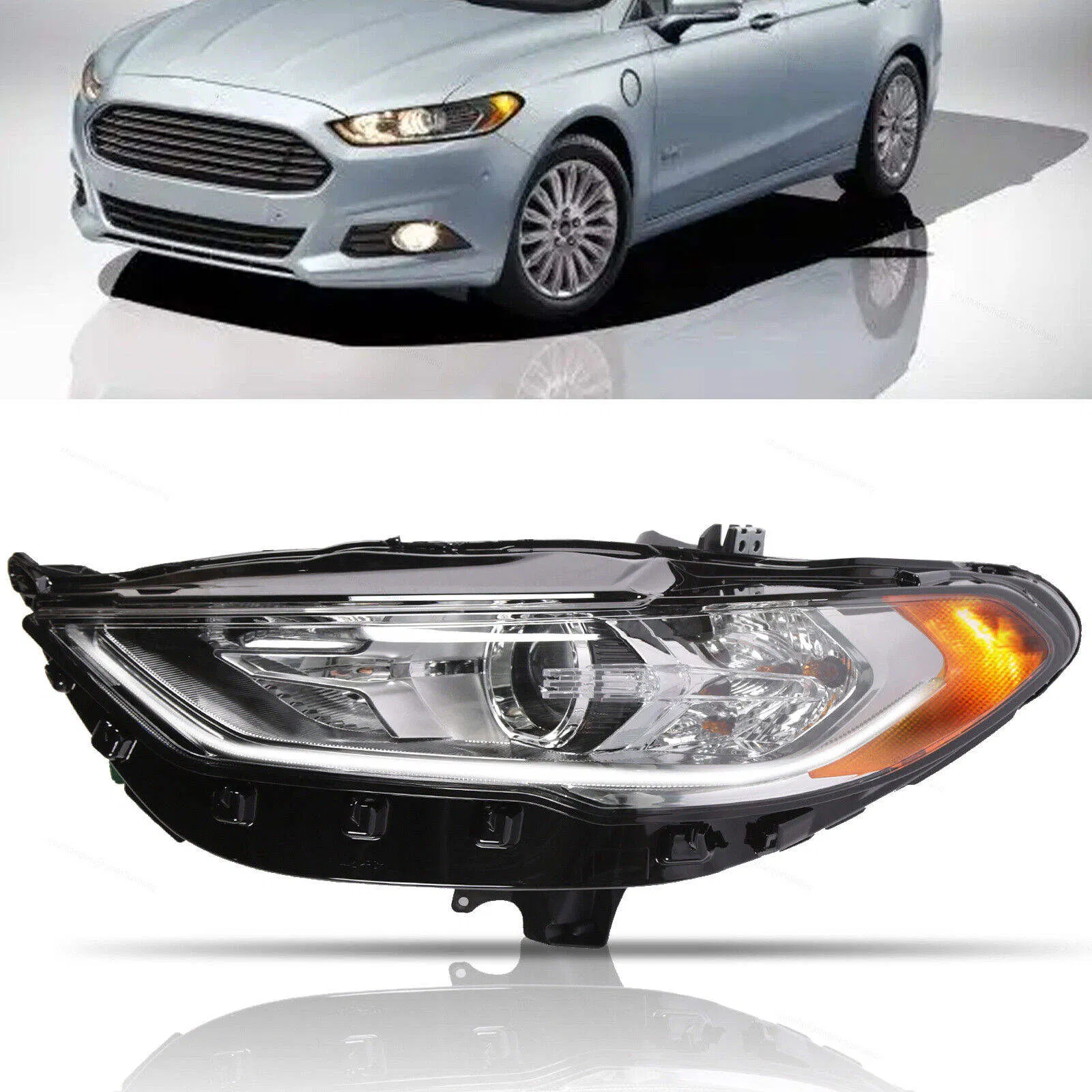 Car Front Lamps with High Brightness LED and Dynamic Turn Signal
