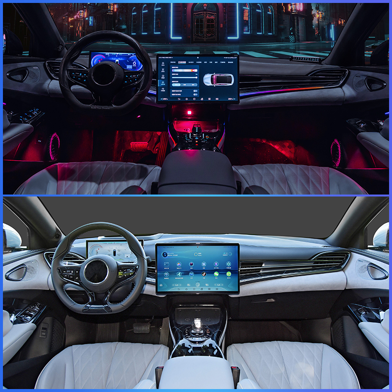 TMPRO High Bright RGB LED Ambient Light for BYD Seal EV 2022-2023 Interior Lighting System Interior Trim