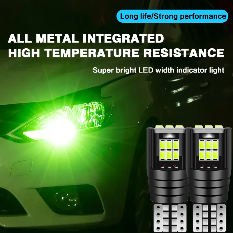 High-Performance LED Side Marker Light T10 18 SMD 2016 Chips