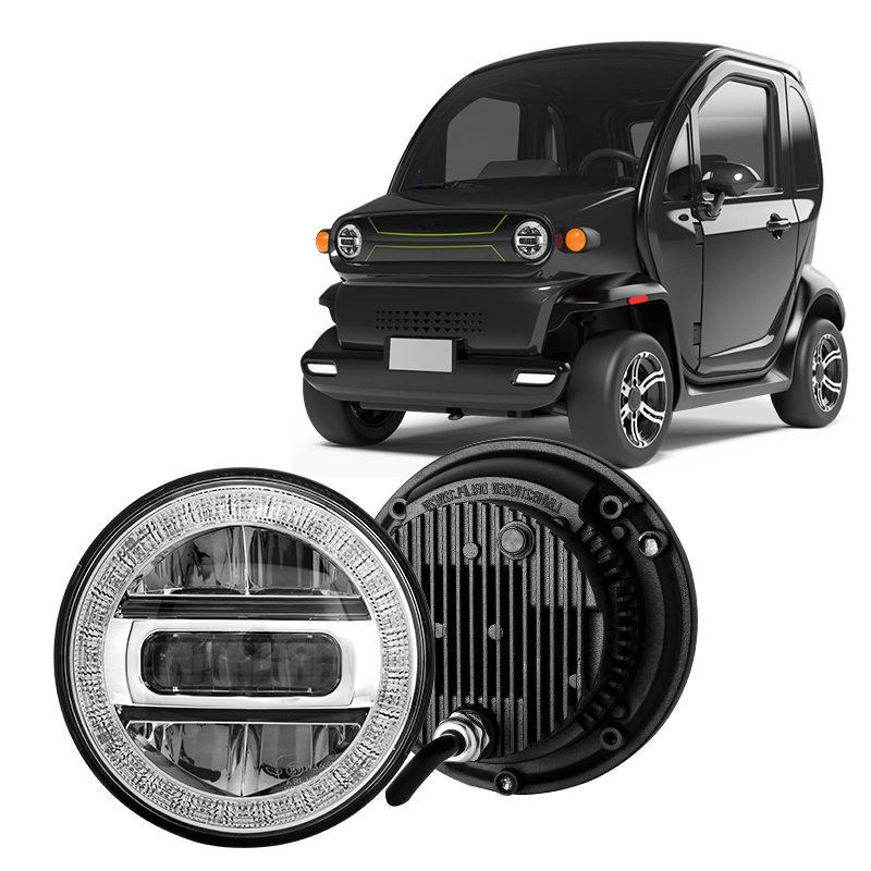ECE DOT Certification Electric Vehicle Led Headlight Front Lighting Light 5.75" 25W High/Low Beam Led Headlight