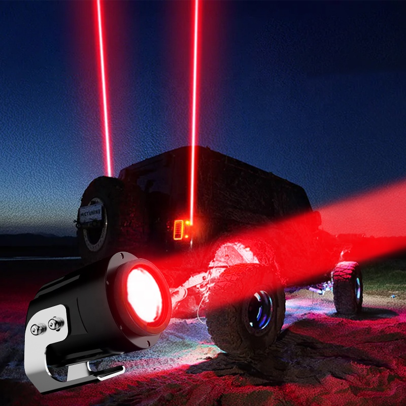 Outdoor Antenna Flag Round Tow Fat Super Bright Auxiliary Lamp Atv Utv Waterproof Rgb Green Bar Truck Led Offroad Driving Light