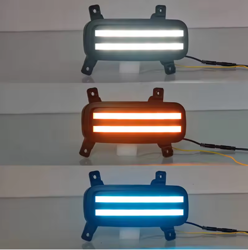 Car LED Daytime Lights Fog Lamps Bumper Lights Front Headlight LED Head Lamp for Wuling Hongguang MINI EV 20-21