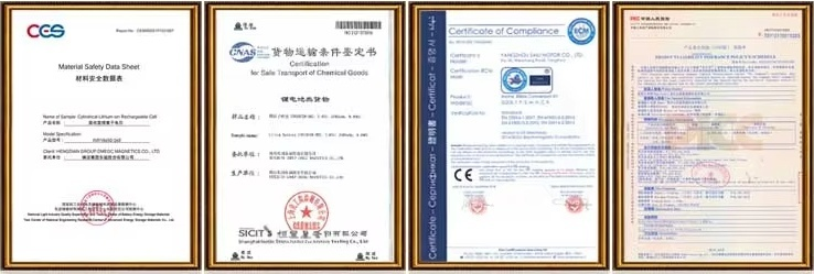 Product Certification Documents
