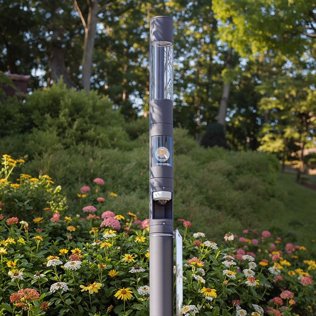 Hot Sell LED Road Lighting Pole Intelligent WiFi Street Light EV Charging Station Smart Street Lamp with Camera