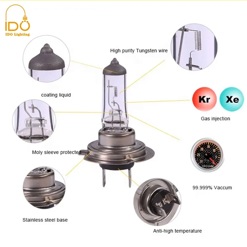 Universal Halogen Motorcycle Headlight