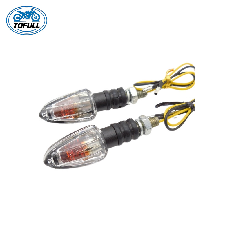 Motorcycle Body Parts E Marked Dirt Bike Scooter Turn Signal Light LED Indicator