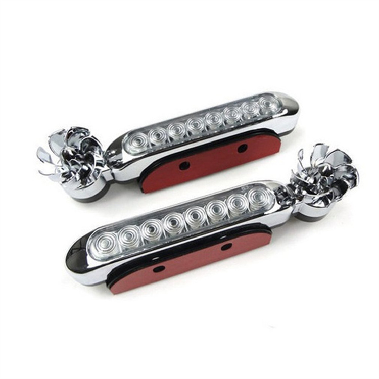 Fashion Wind Powered Led Exterior Decor Light for Automobiles Bikes and EVs Universal